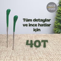 40T Keçe İğnesi - İnce (1 adet)