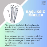 7 adet Başlıksız Keçe İğnesi (kodu seçiniz) 7 adet Başlıksız Keçe İğnesi (kodu seçiniz)