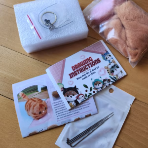 Mini Kedi Keçe Hobi Kiti - sarman