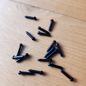 3mm siyah göz (1 çift)