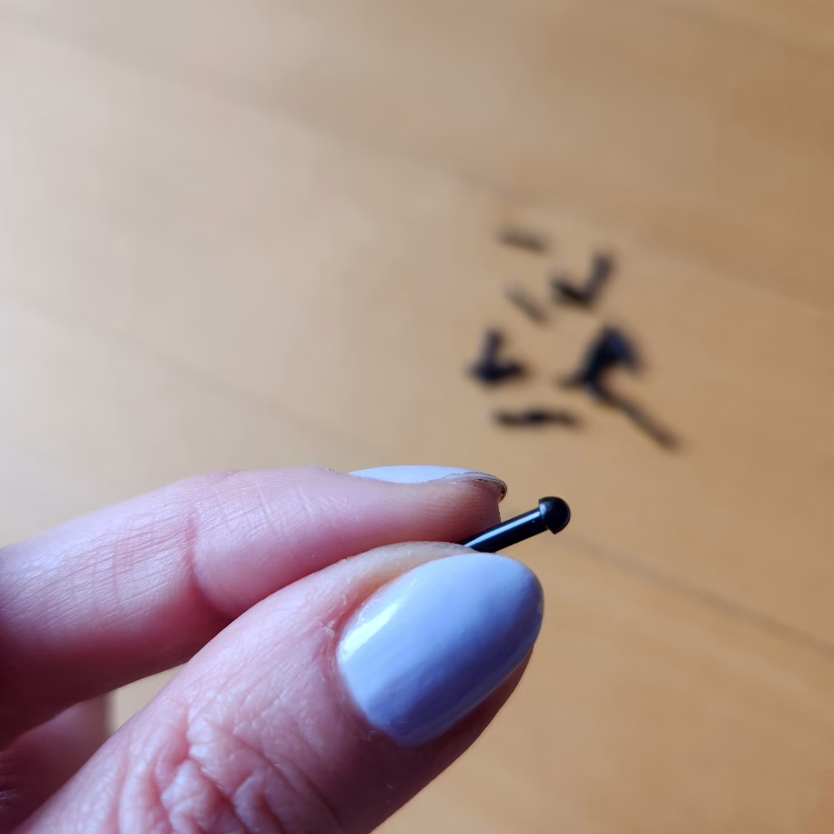 3mm siyah göz (1 çift)