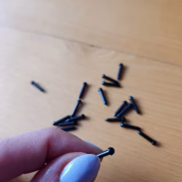 3mm siyah göz (1 çift)