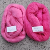 Uzun Lifli Keçe Yünü - Koyu Pembe