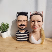 Figürler için Gözlük - 6,5cm - siyah