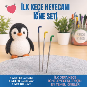 Keçe İğne Seti 1- Yeni Başlayan İğne Seti